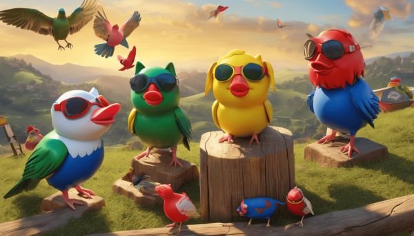 Quand les angry birds s’unissent avec les cochons